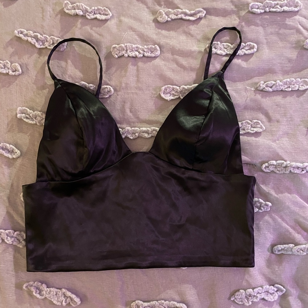 Windsor black cropped top